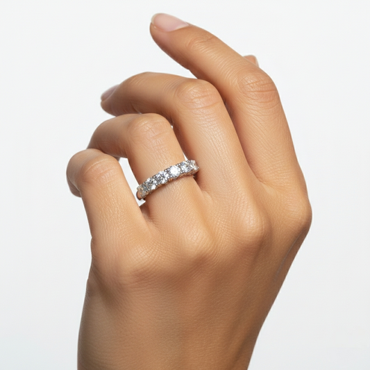 Glitz Crownstone Solitaire Ring