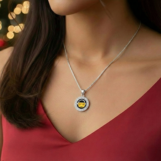 Glitz Smiley Chain Set