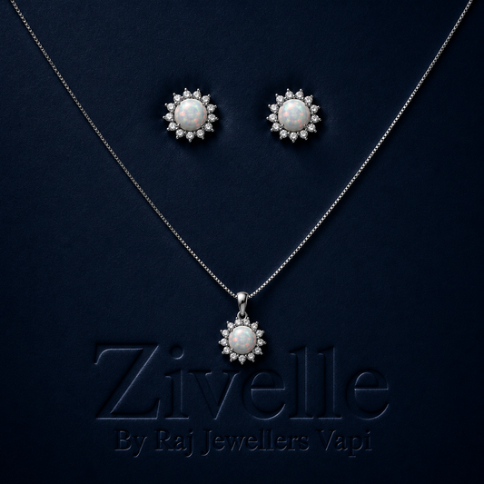 Pearl Moonflare Chain Set