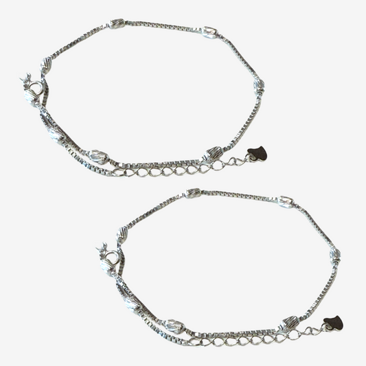Verty Sterling Anklets