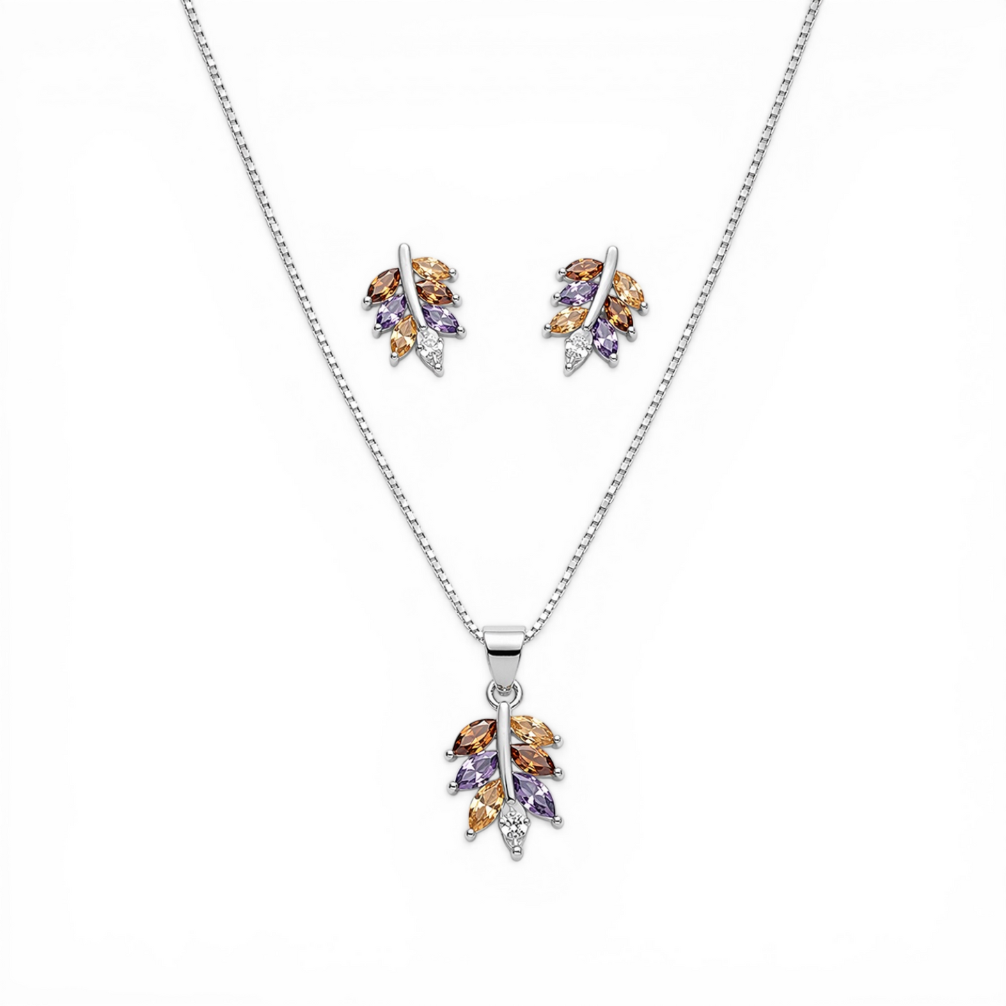 Coloured Petal Chain Set