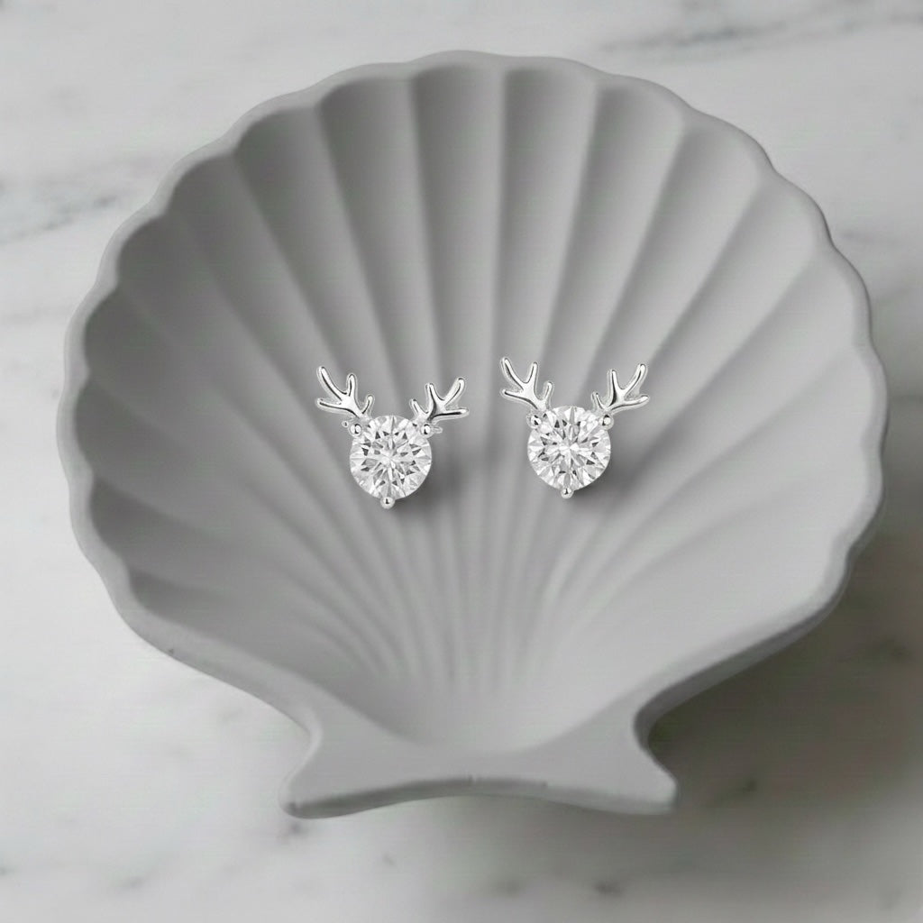Glitz Frost Stud Earrings