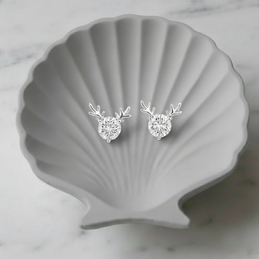 Glitz Frost Stud Earrings