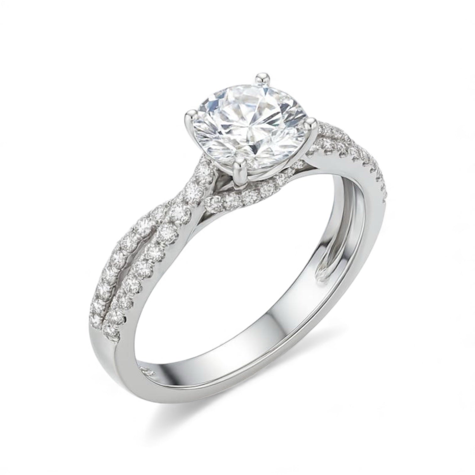 Glitz Glare Solitaire Ring