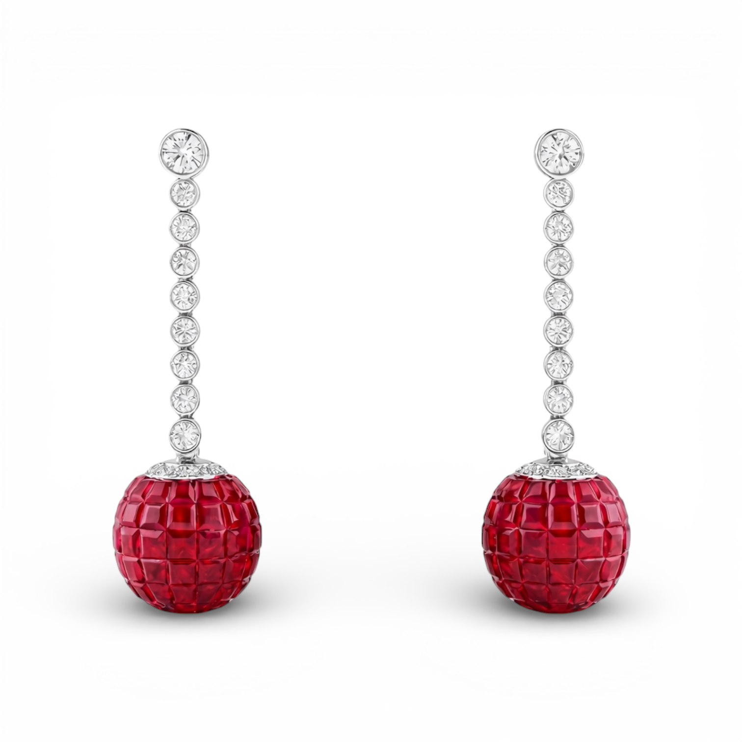 Cherry Sapphire Earrings