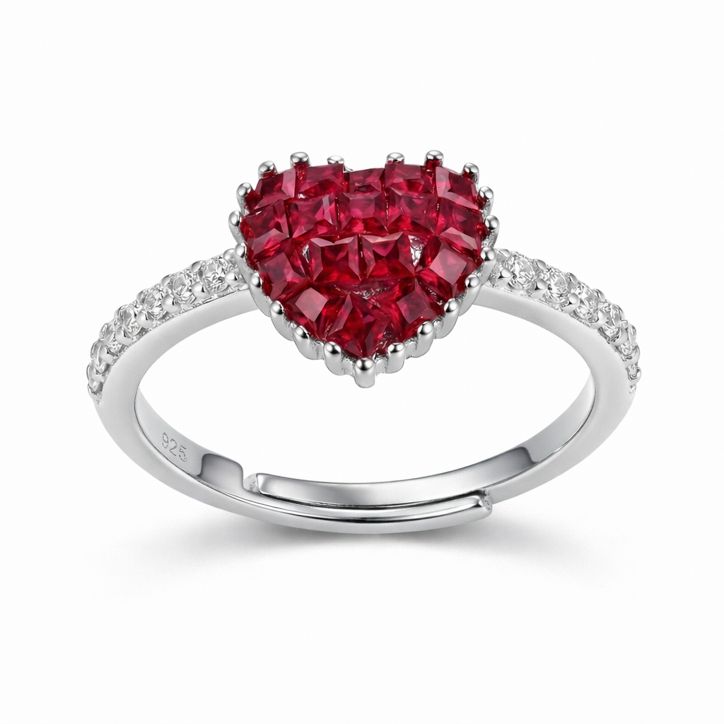 Crimson Heart Ring