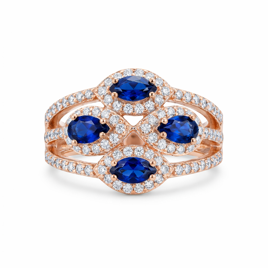 Rosé Bluecrest Ring