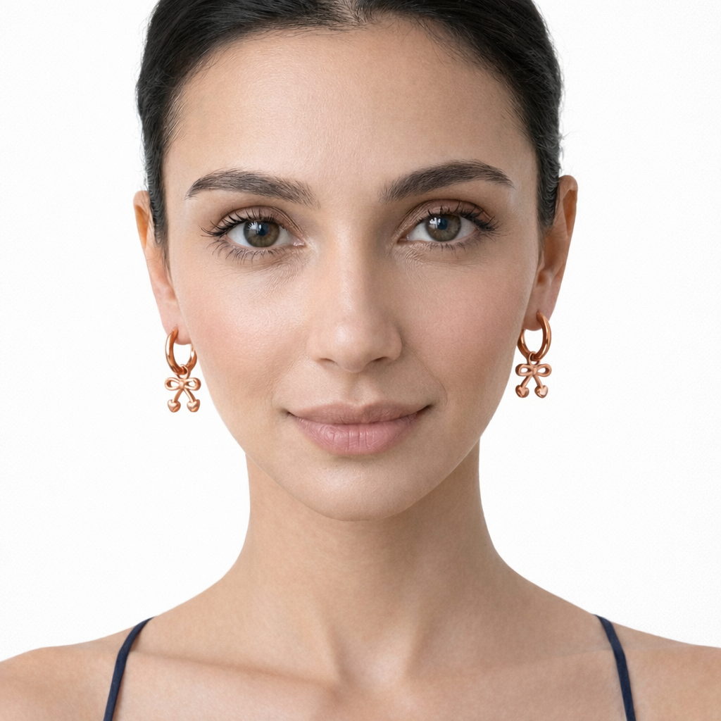Rosé Bowelle Earrings