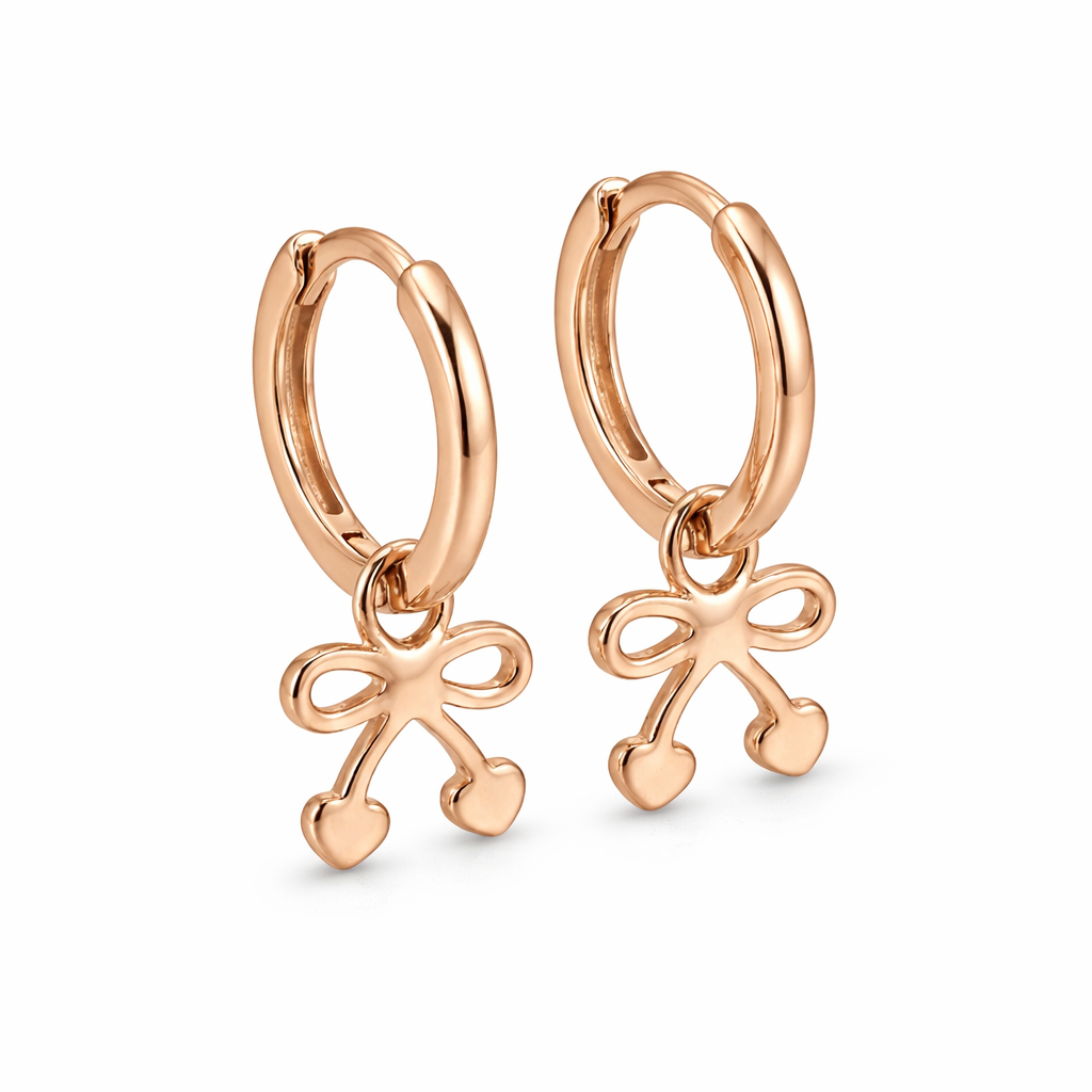 Rosé Bowelle Earrings