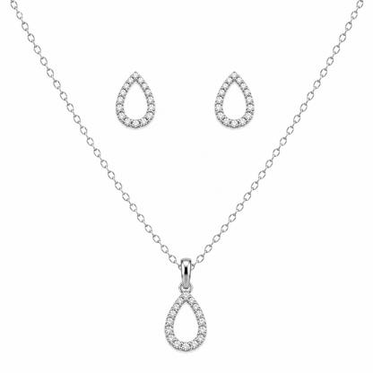 Celeste Teardrop Chain Set