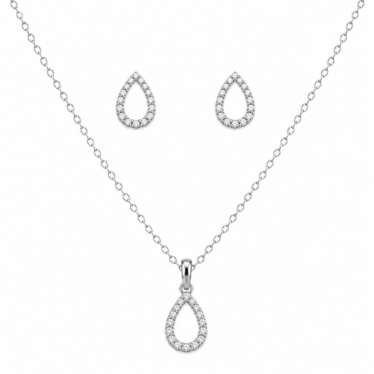 Celeste Teardrop Chain Set