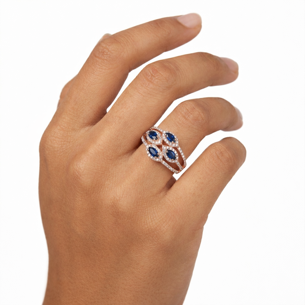 Rosé Bluecrest Ring