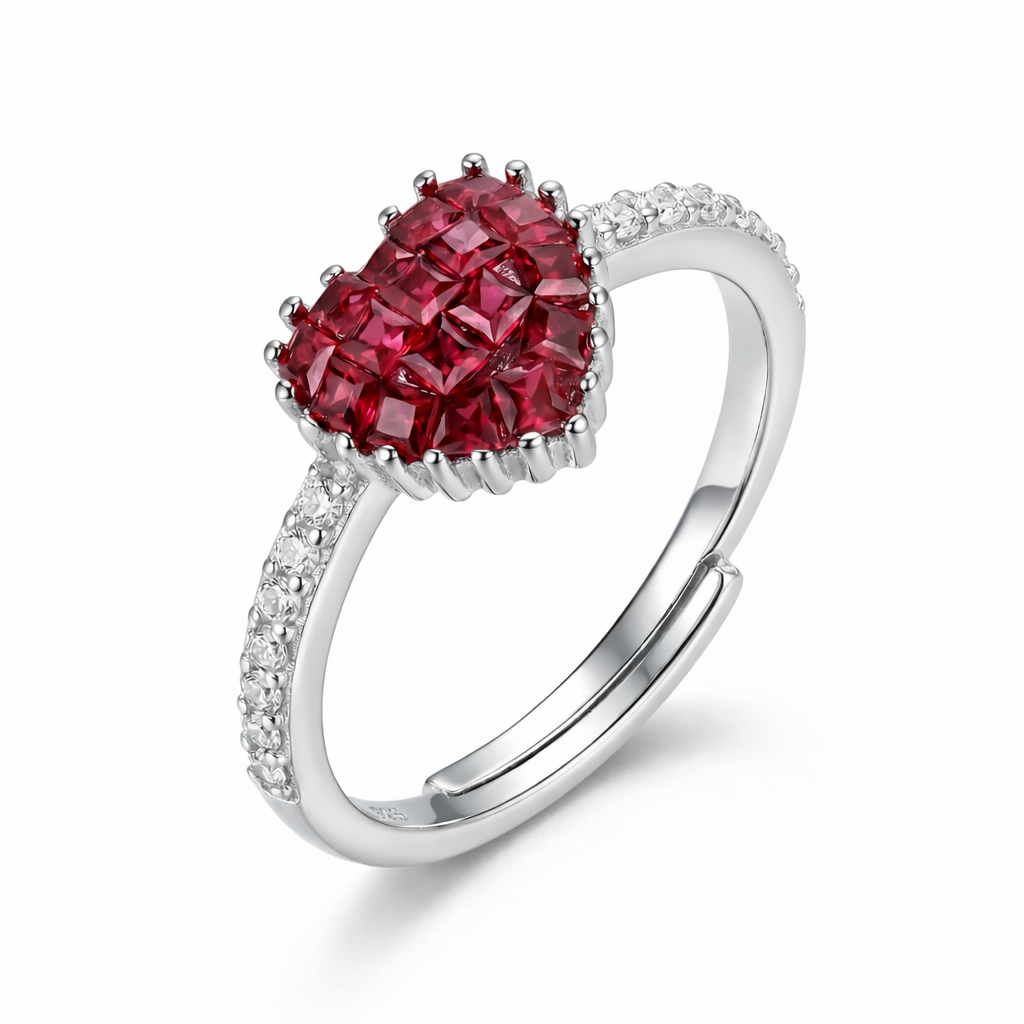 Crimson Heart Ring