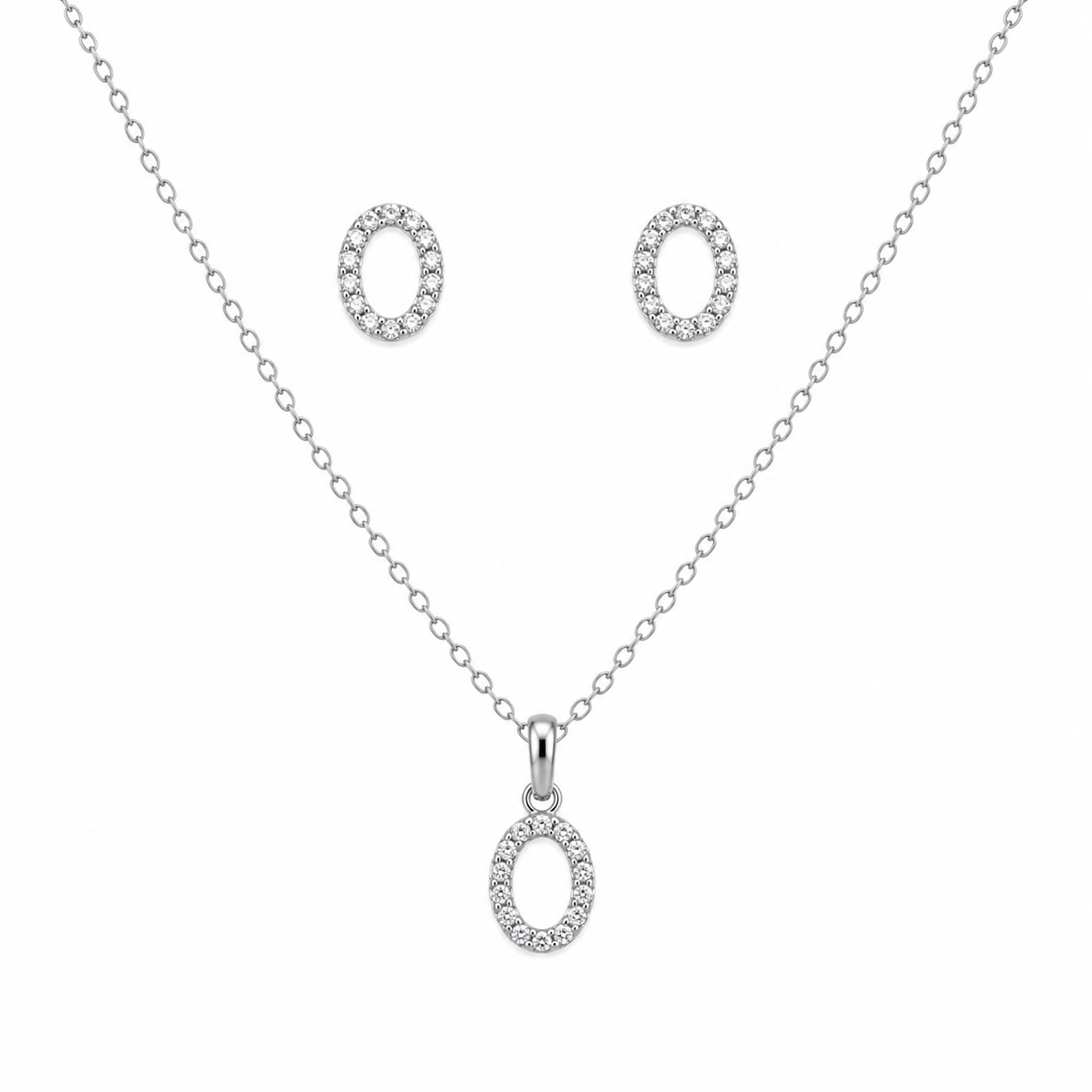 Celeste Oval Chain Set