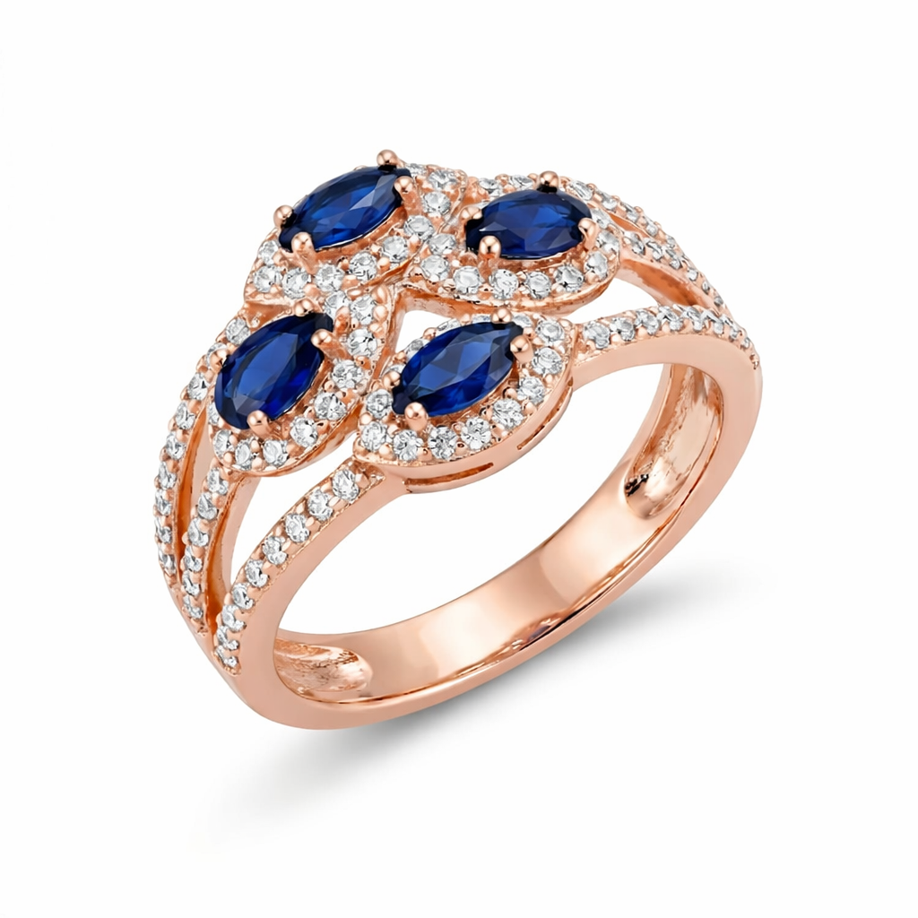 Rosé Bluecrest Ring
