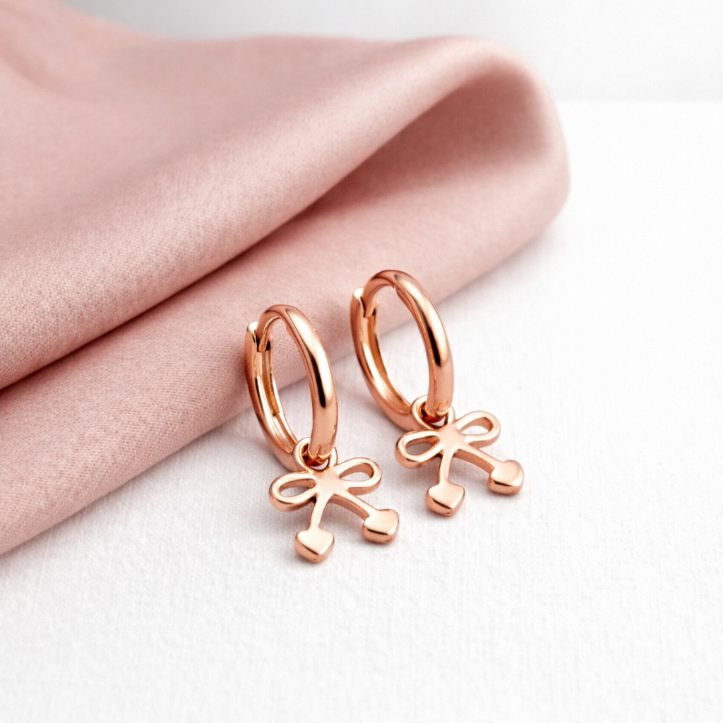 Rosé Bowelle Earrings